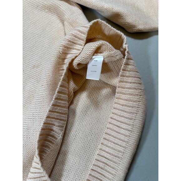 Beachy X Goldfish Kiss XL Tropical Vibes Tan Oversized Knit Pullover Sweater - Picture 7 of 12